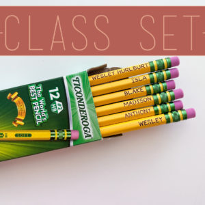 Personalized Pencils *CLASS SETS*